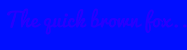 Image with Font Color 2500FF and Background Color 000EFF